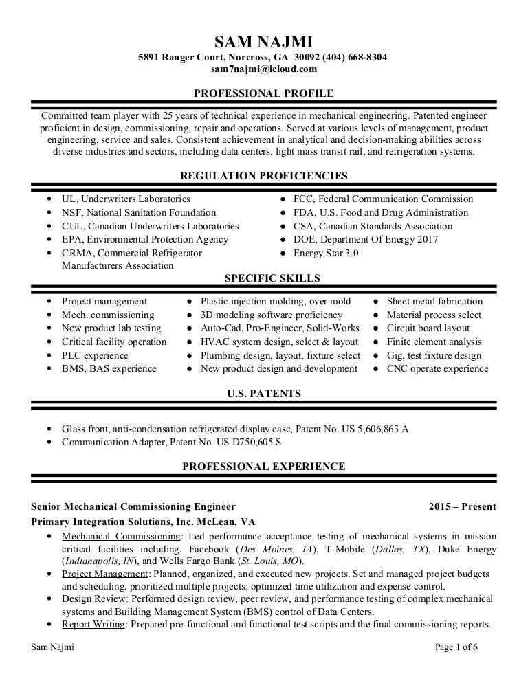 product engineer resume