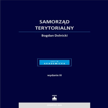 Samorząd terytorialny. Wydanie 3 - ebook | PDF