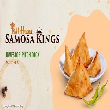 Samosa King Pitch Deck
