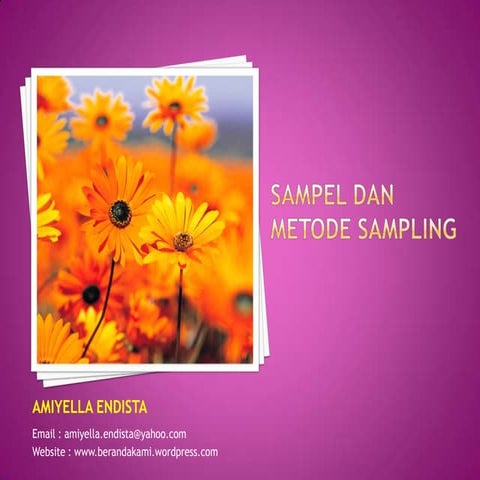 Sampel dan metode_sampling