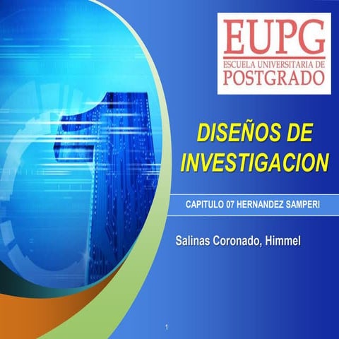 Diseños de Investigación Científica Cap. 7 Sampieri  