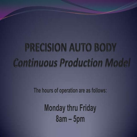 Body Shop Process Overview | PPT