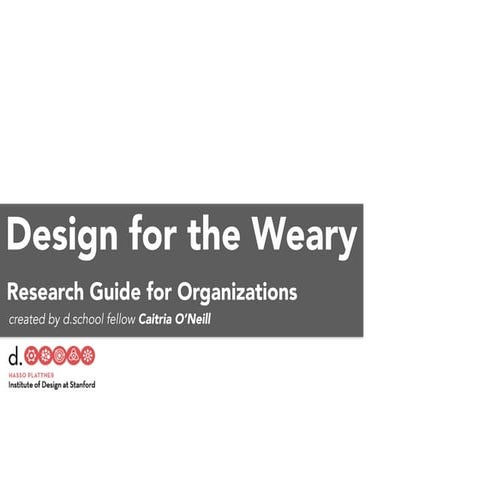 Design Methodology for Teams - sample