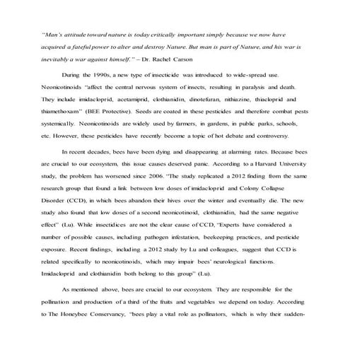 Sample Persuasive Paper for Unit Plan 