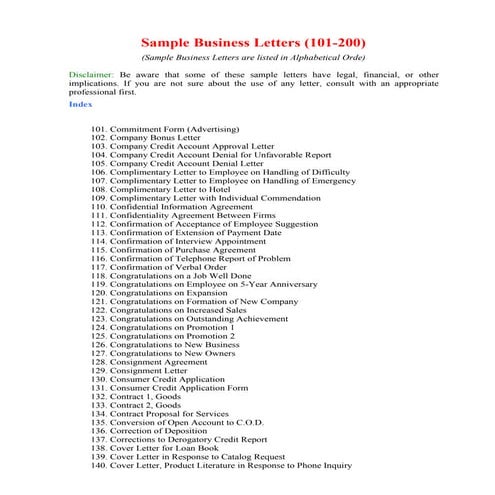 Types of business letters | DOCX
