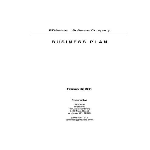 Sample business-plan