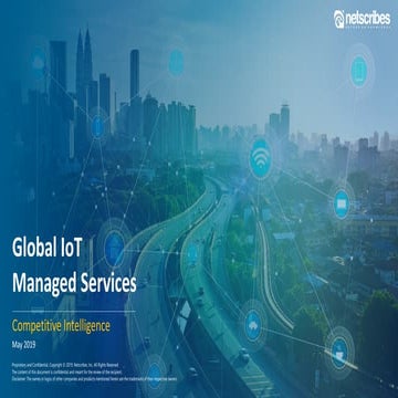 Global IoT Managed Services – Competitive Intelligence