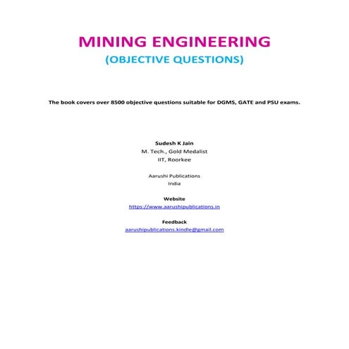 Mine Gases (Gases that are experienced during underground coal mining ...