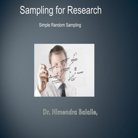 Sample for Research-Simple Random Sample