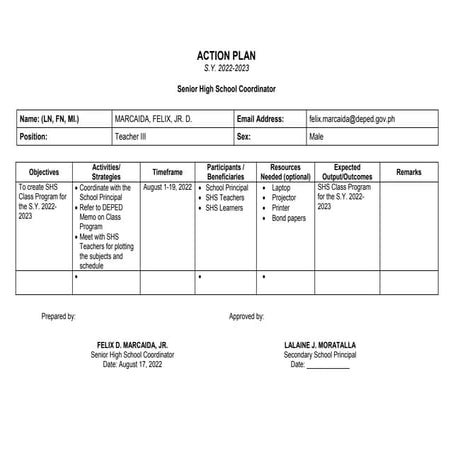 Sample Action Plan Template.docx