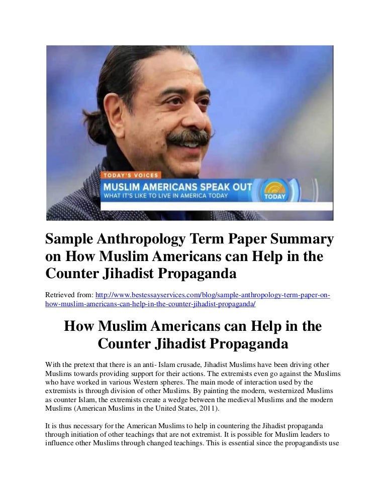 Muslim americans essay image