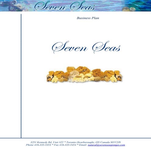 Sample Business Plan 2