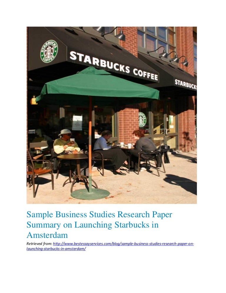 Essay on starbucks