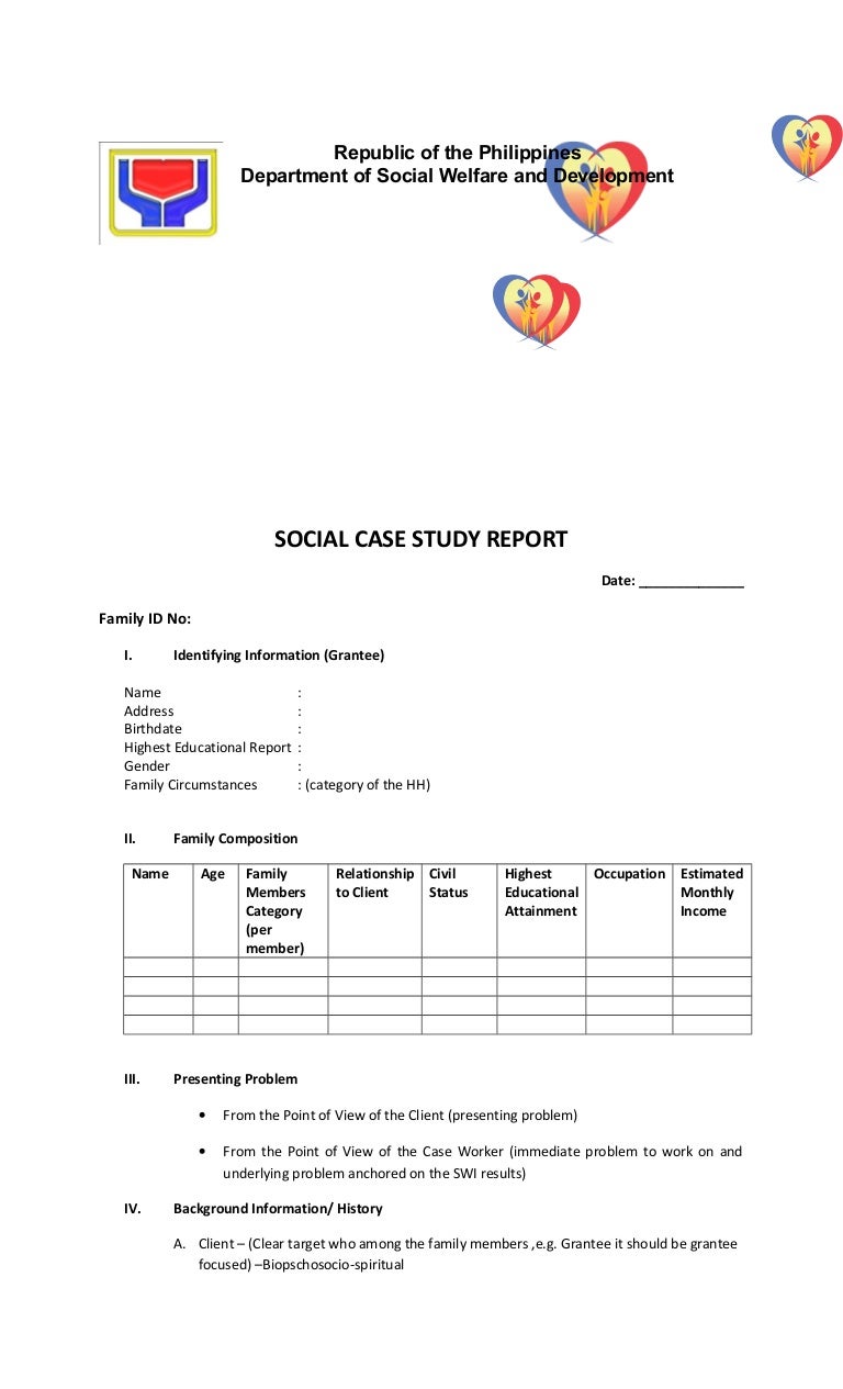 Social work case studies for students