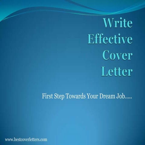 Sample cover letters