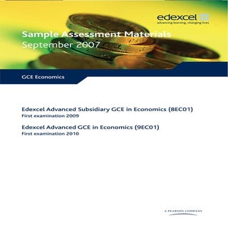 Sample economics papers (Units 1-4)...