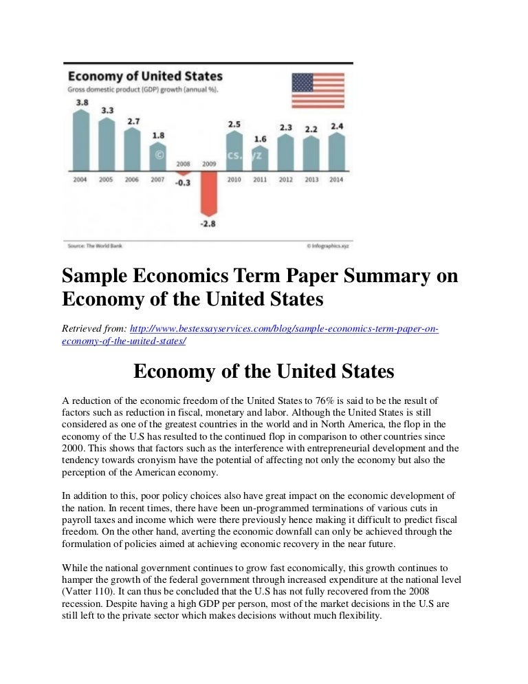 american economy research paper