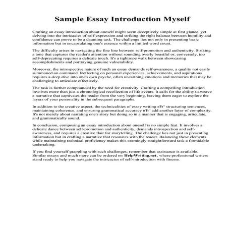 Sample Essay Introduction Myself.pdf