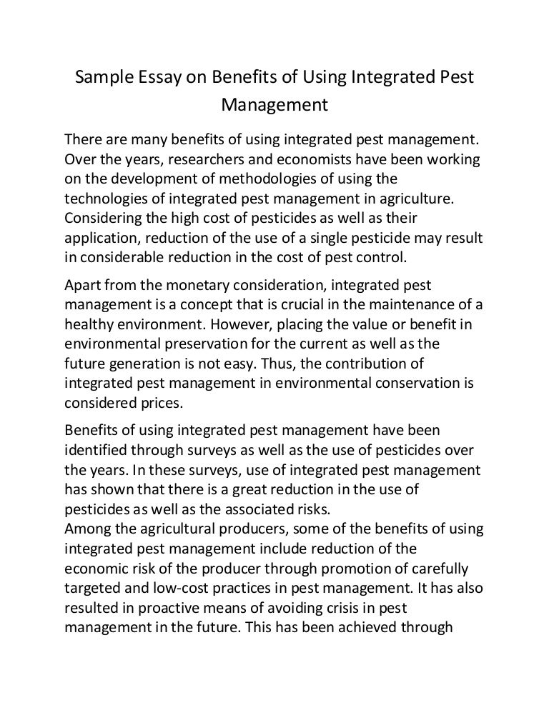 Preservation of environment essay
