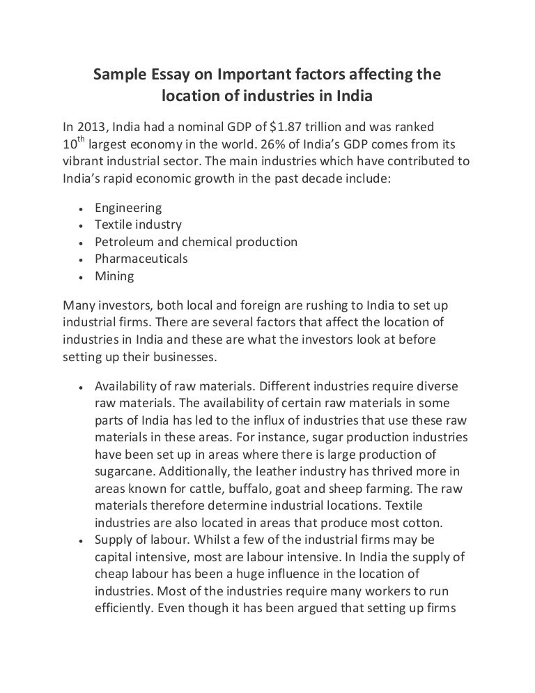 External factors essay 06 image