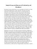 Obedience essay