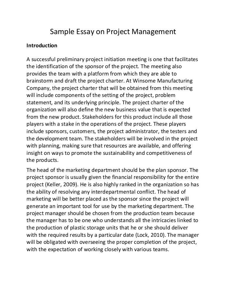business management essays