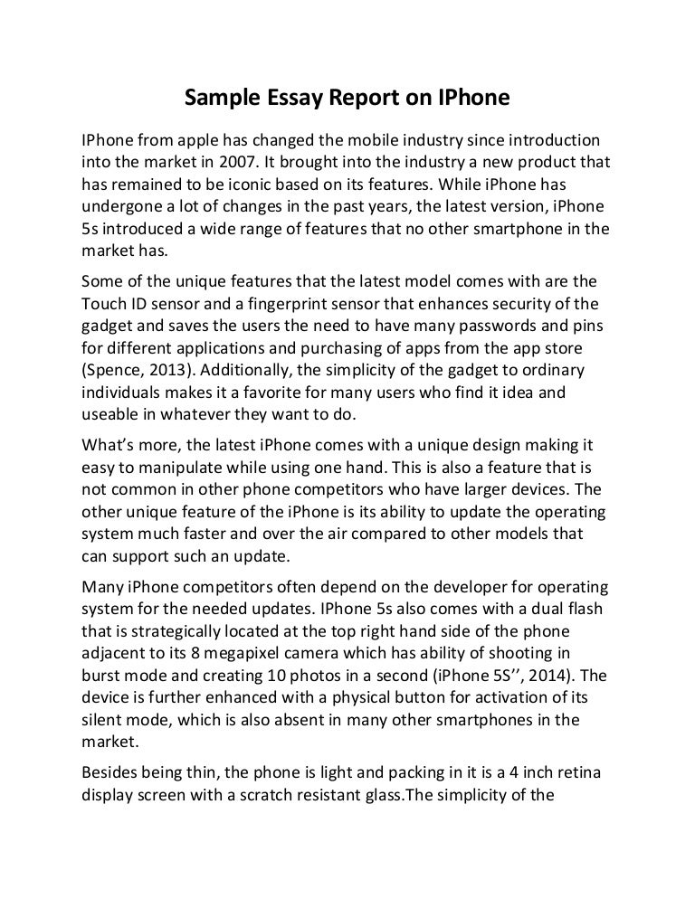 My favourite smartphone essay image