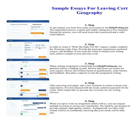 Sample Essays For Leaving Cert Geography | PDF