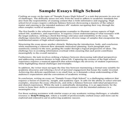 Sample Essays High School.pdf