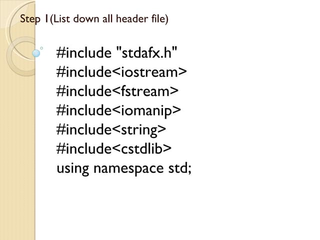 Sample file processing