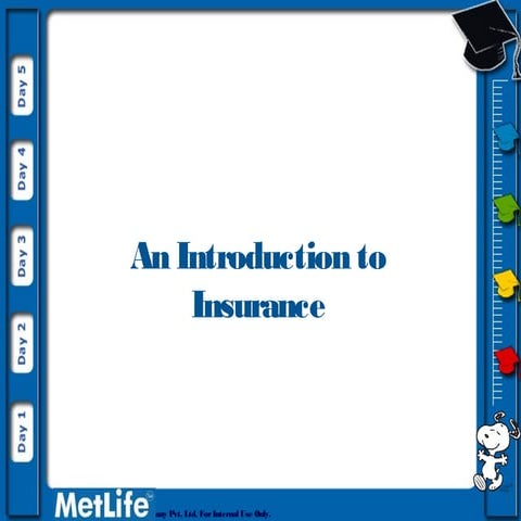 Presentation on Basics of Insurance Client Metlife | PPT