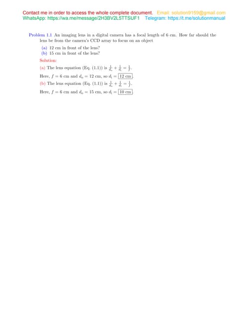 Solution Manual Engineering Signals and Systems by Ulaby & Yagle | PDF ...