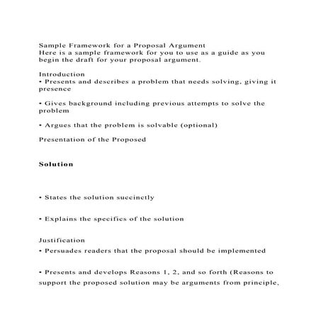 Writing Proposal Arguments | PPT