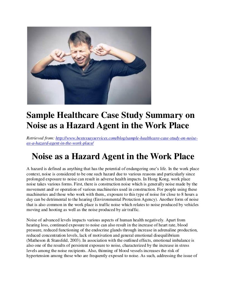 Workplace accident case study examples picture