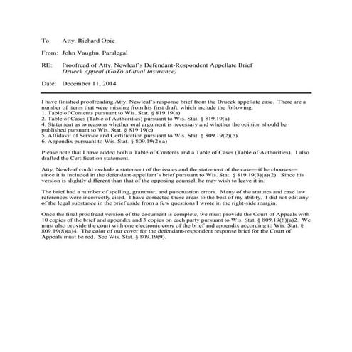 Sample interoffice memo | PDF