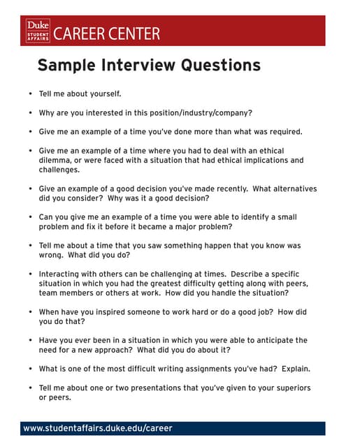 How To Answer Interview Questions