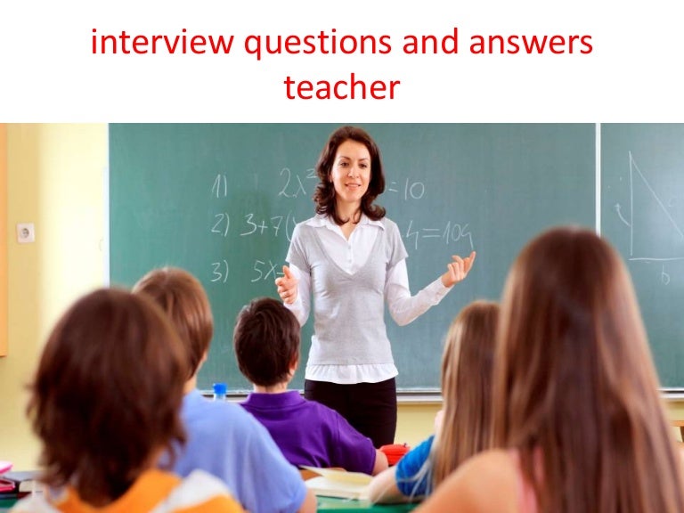 Sample interview questions for teacher assistants
