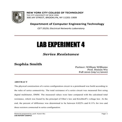 Sample lab