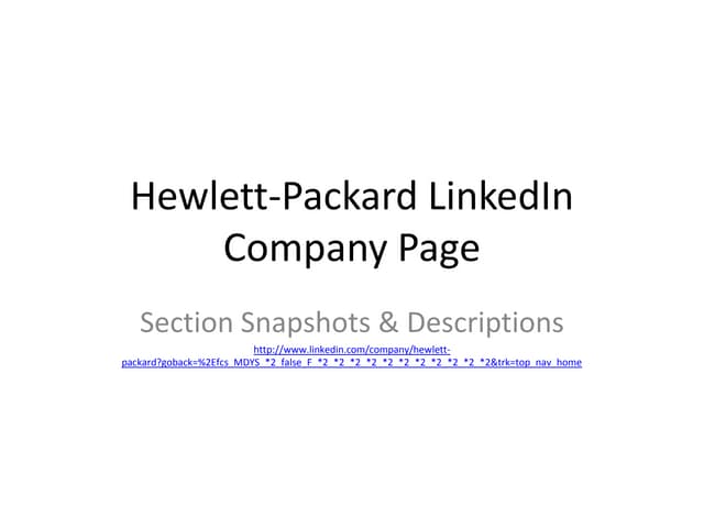 Sample linked in company pages v1