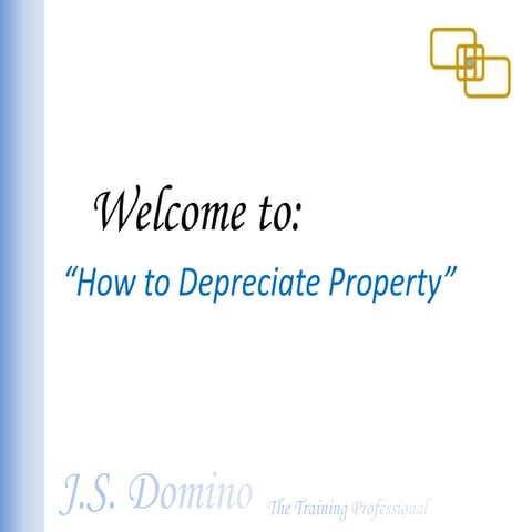 Sample MACRS Depreciation