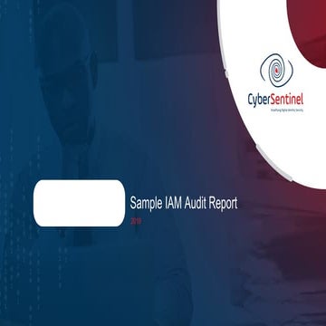 Cyber Sentinel Sample Maturity Assessment report | PDF