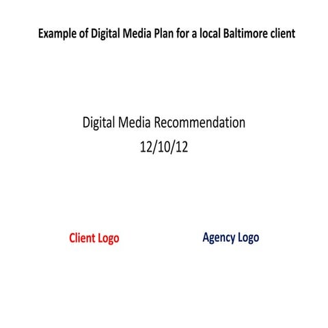 Sample media recommendation