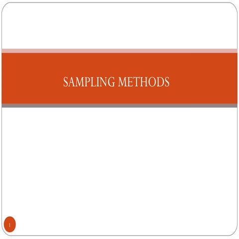 Sample method