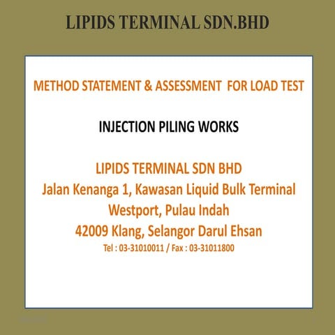 METHOD AND ASSESSMENT FOR LOAD TEST.ppt