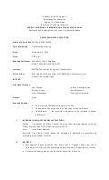 sample of minute of meeting