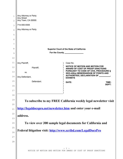 Sample motion to compel further answers to requests for admission 