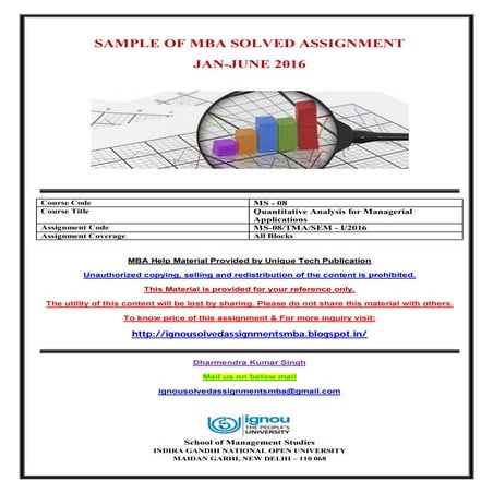 MS-08 JAN JUNE 2016 SOLVED ASSIGNMENT