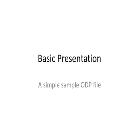 SampleODP-Basic-Presentation hi this is my ppt you will like that in ...