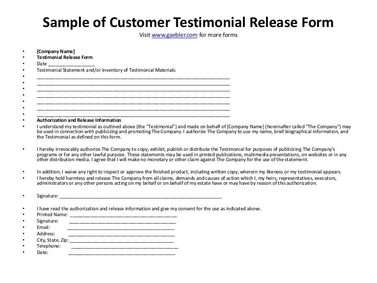 use of image release form