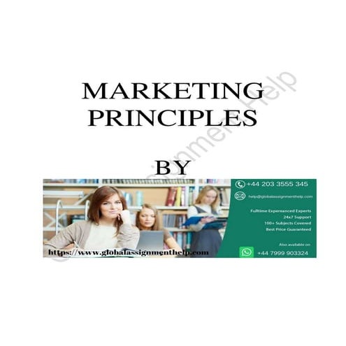 Sample on marketing principles